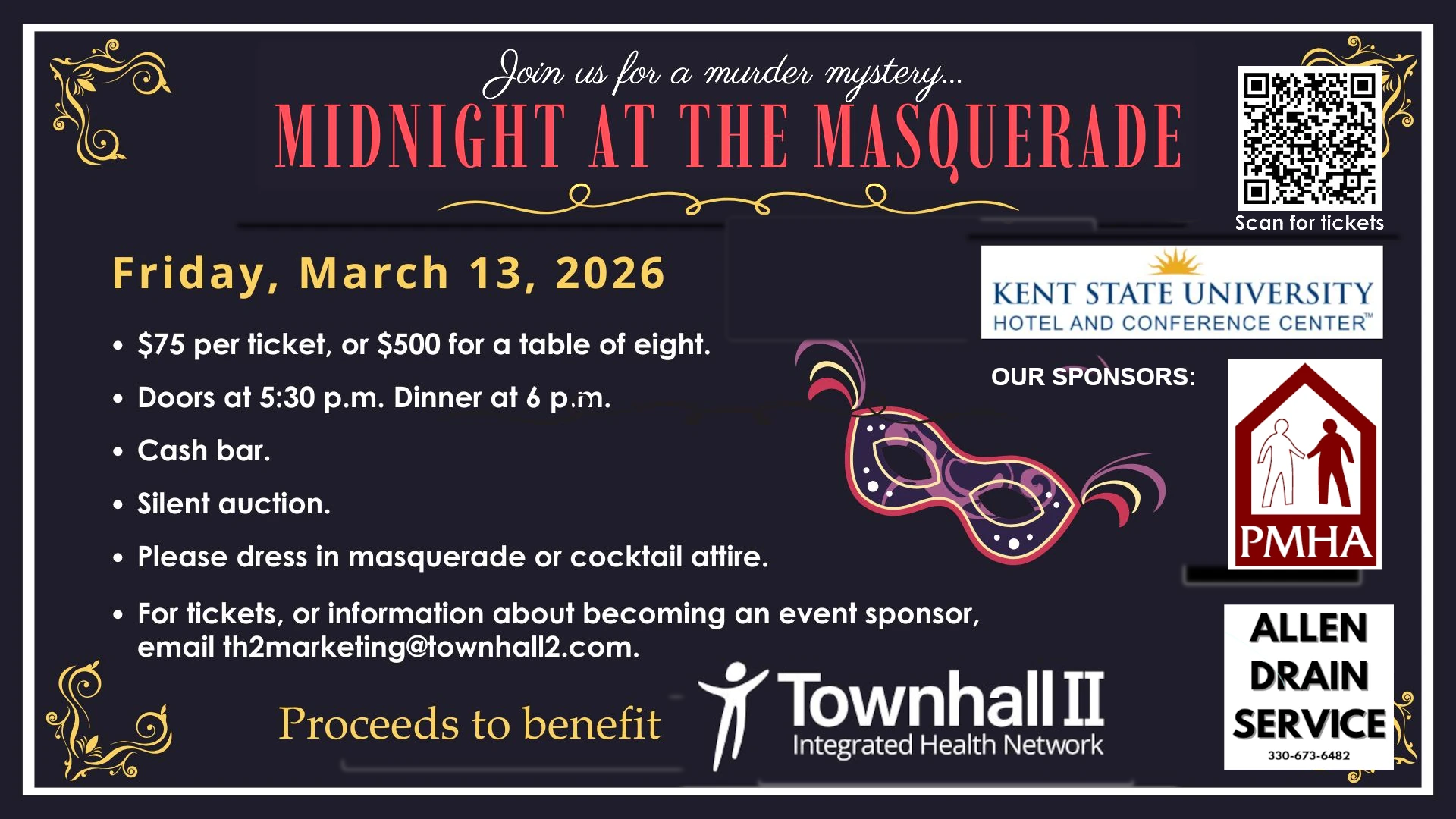 Midnight at the Masquerade Fundraiser